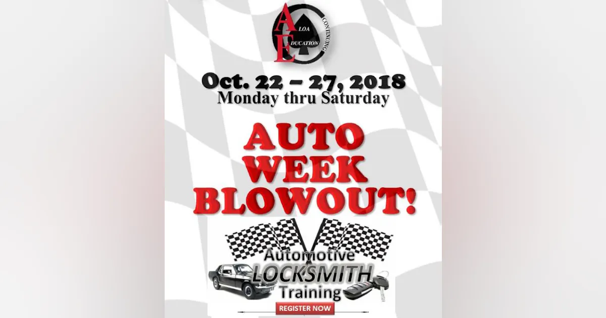 ALOA Automotive Locksmith Training Week | Locksmith Ledger