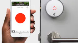 August Smart Lock Pro: the door is locked