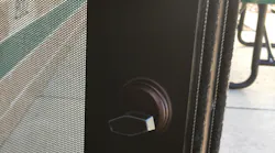 Inside view of our door