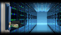 CyberLock® securing server rack handles CyberLock® securing server rack handles