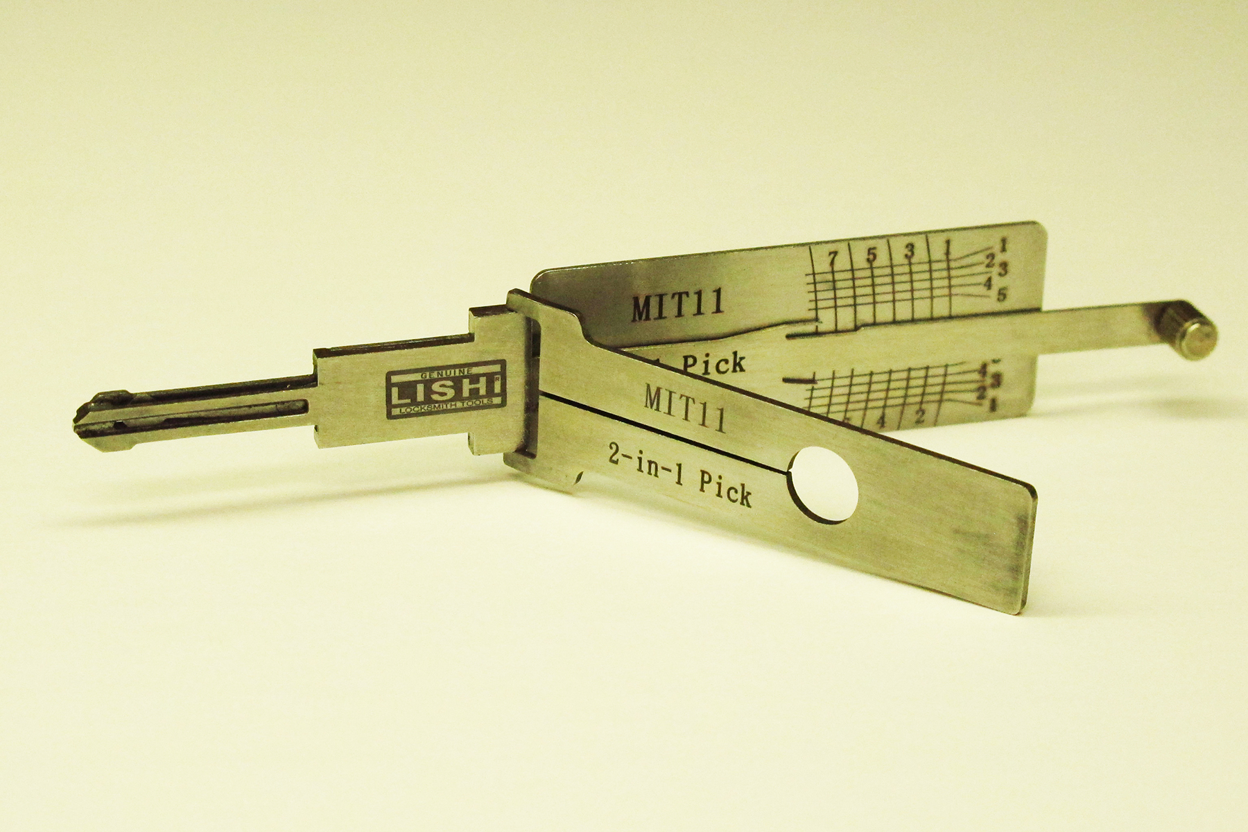 Photo 1. The MIT11 Lishi 2-in-1 tool for most late model Mitsubishi vehicles. Earlier Mitsubishi vehicles are covered by the MIT8 2-in-1 tool.