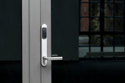 SMARTair_escutcheon on entrance door SMARTair_escutcheon on entrance door