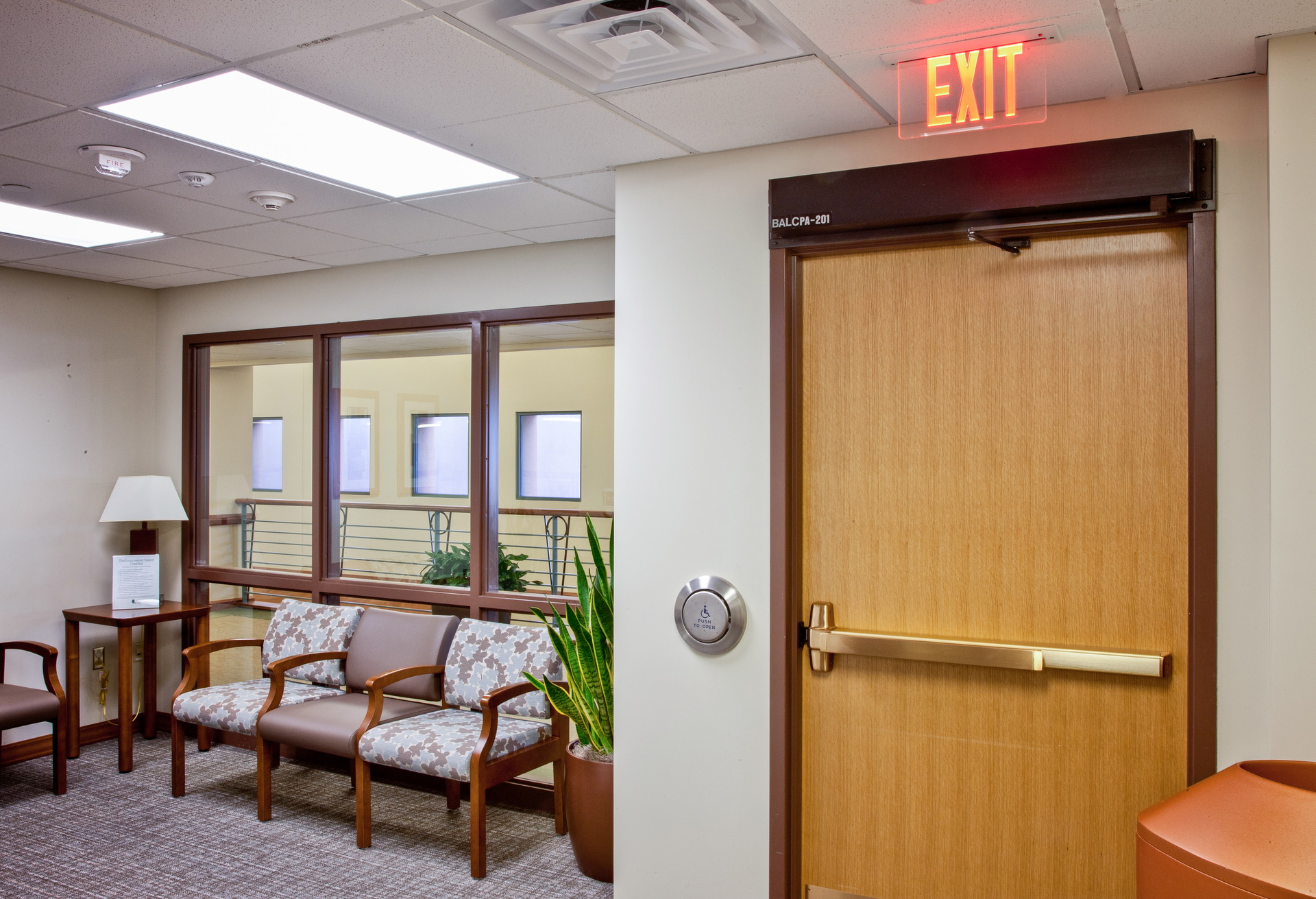 Code-compliant immediate egress