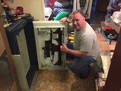 Safe specialist Joe Reustle Safe specialist Joe Reustle