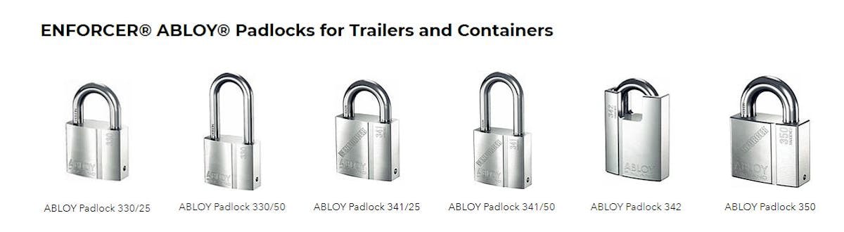 Abloy Padlocks for Trailers & Containers - Transport Security - ENFORCER