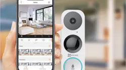 EZVIZ video doorbell offered through IML Security Supply