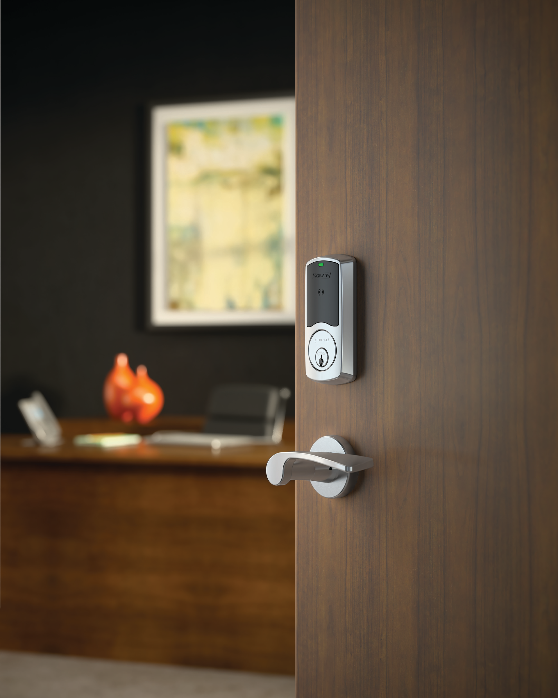 Schlage LDE, an easy retrofit for interior doors