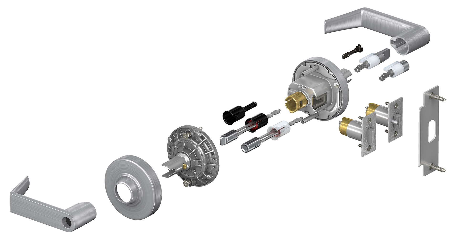 As a modular lock, the ALX Series features a patent-pending chassis design that supports most functions and all cylinder applications.