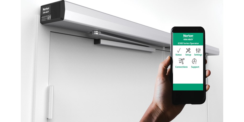 Norton 6300 door operator, one of the new products ASSA ABLOY will showcase at ISC West.