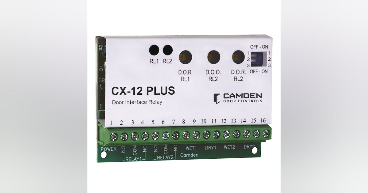 Camden Introduces CX-12 PLUS Door Interface Relay | Locksmith Ledger