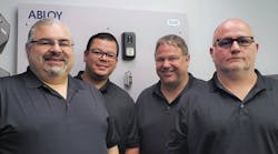 The U.S. Competence Center team includes, from left, Rick Armenta, Edgar Marquez, Jeff McCormick and Michael Woody.