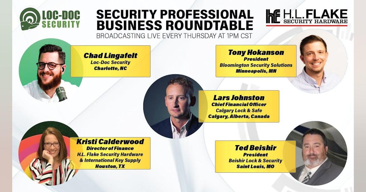 H.L. Flake Security Professional Business Roundtable 2 Locksmith Ledger