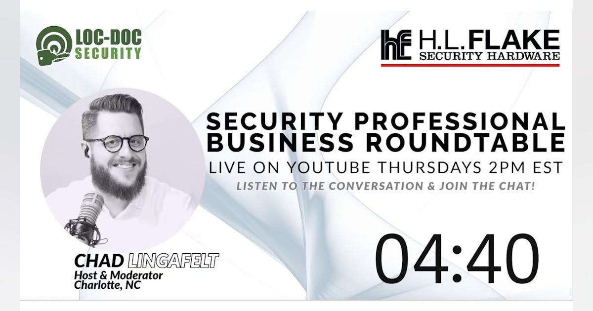 H.L. Flake Security Professional Business Roundtable 6 Locksmith Ledger
