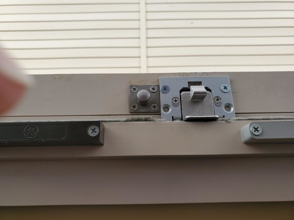 Steve Norch, President of Bierly-Litman Lock & Door, Canton, Ohio, installed an electric latch as part of a mechanical panic bar.