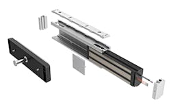 Exploded view, Schlage M-400 maglock Exploded view, Schlage M-400 maglock