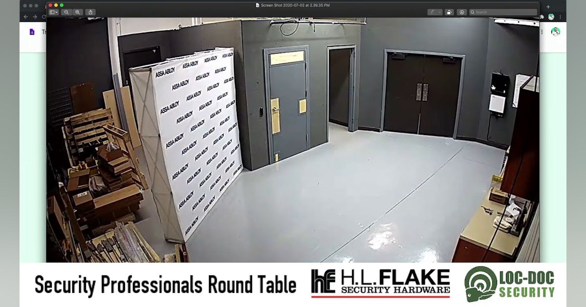 H.L. Flake Security Professional Business Roundtable 12 Locksmith Ledger