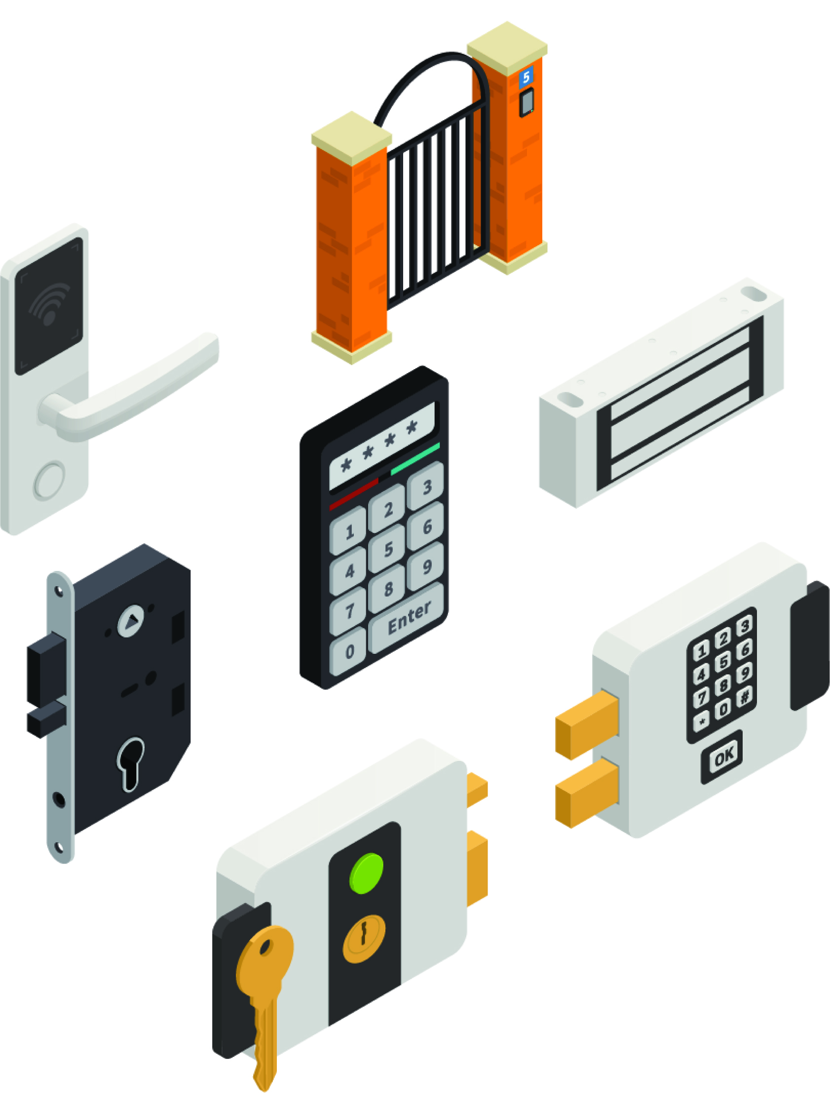 The electronic access control options for a power supply are numerous.