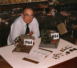 Frank Agius with his #2 prototype and the 1984 version Frank Agius with his #2 prototype and the 1984 version