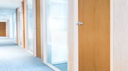 ASSA ABLOY's new Smooth Grain Steel Doors, in cashew ASSA ABLOY's new Smooth Grain Steel Doors, in cashew