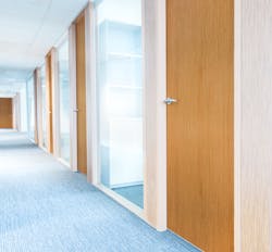 ASSA ABLOY's new Smooth Grain Steel Doors, in cashew ASSA ABLOY's new Smooth Grain Steel Doors, in cashew