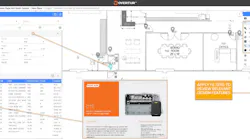 The interface for Allegion’s Overtur platform