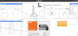 The interface for Allegion’s Overtur platform The interface for Allegion’s Overtur platform