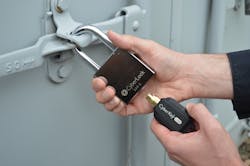 CyberLock padlock and smart key CyberLock padlock and smart key