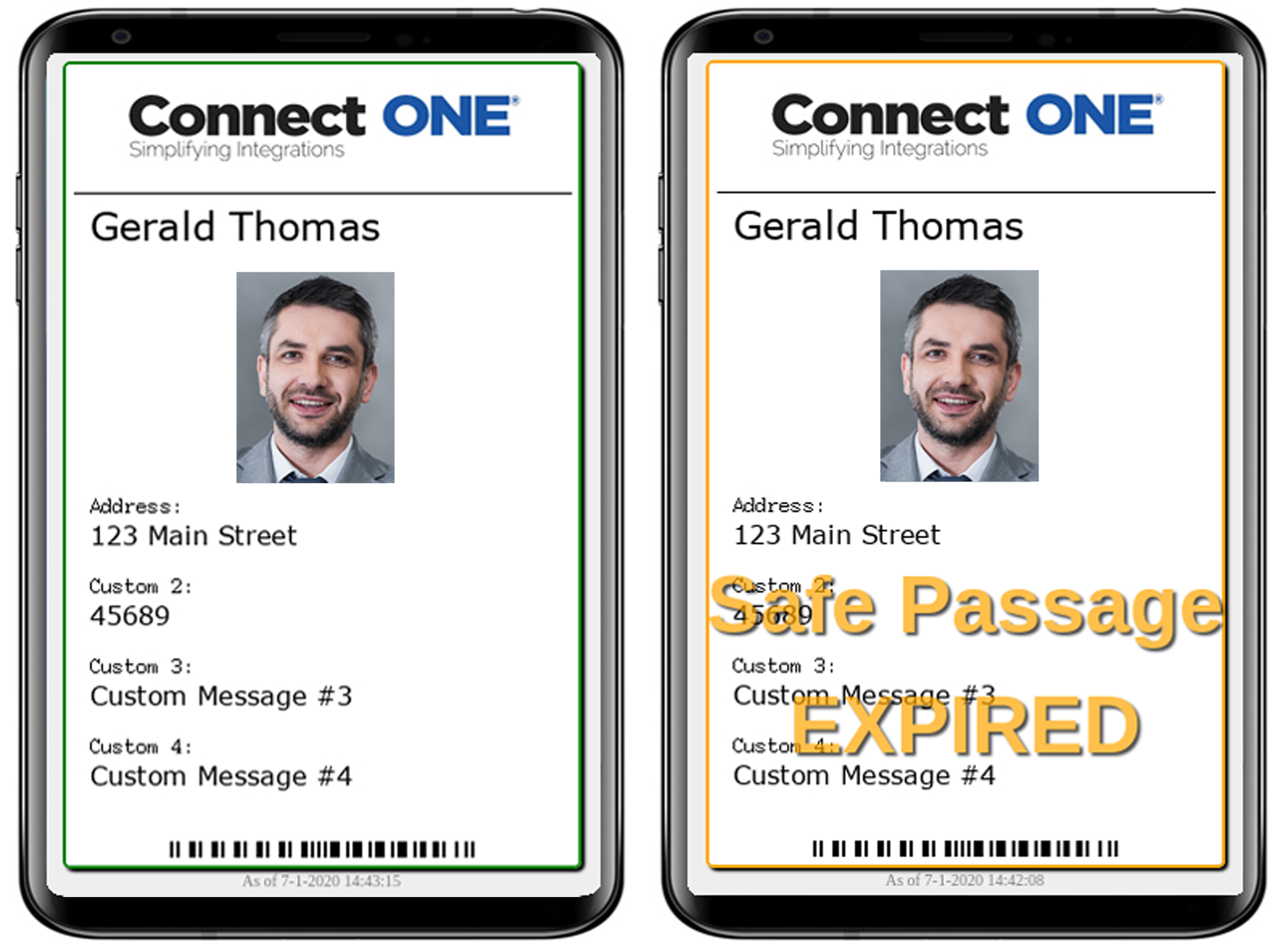 Safe Passage is designed to augment the access control credentialing process by determining temperature and mask compliance.