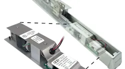 The SDC Quiet DUO LR100 ELR with a Von Duprin exit device