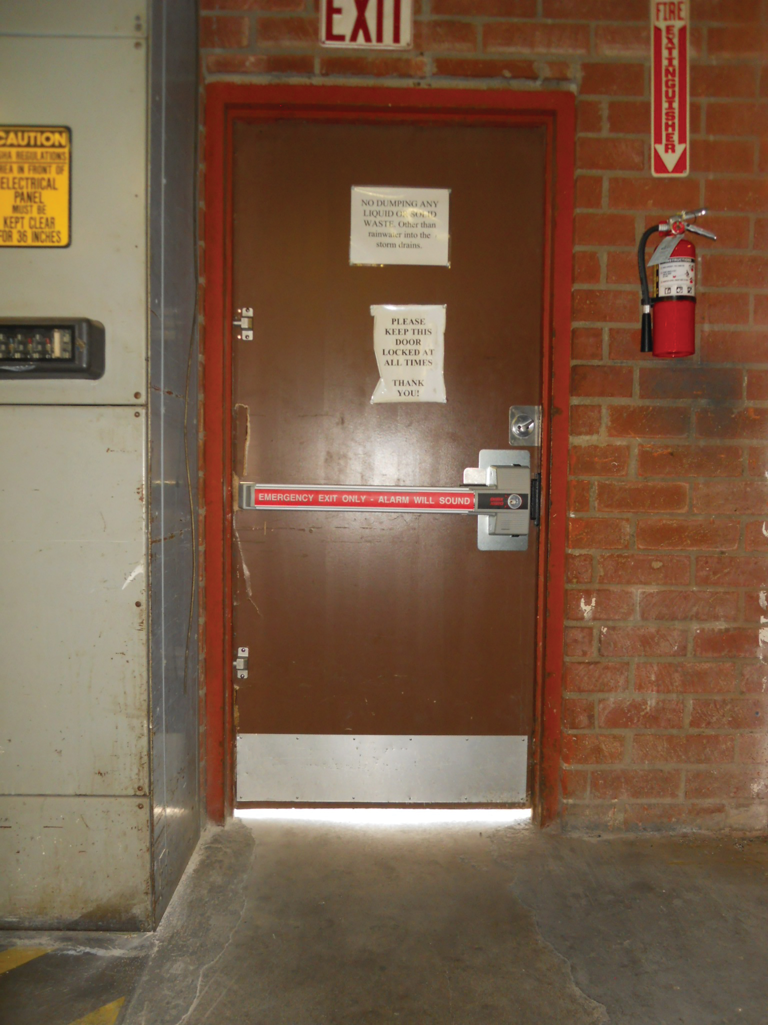 Interior view: completed installation