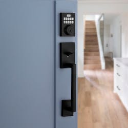 The Kwikset Home Connect 620 in the contemporary style with Matte Black finish The Kwikset Home Connect 620 in the contemporary style with Matte Black finish