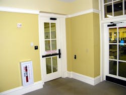 A delayed-egress system requires code compliance as well as, possibly, many components. A delayed-egress system requires code compliance as well as, possibly, many components.