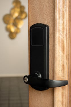 Battery-powered wireless locks are becoming more common.