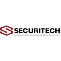 Black Securitech Logo W Red
