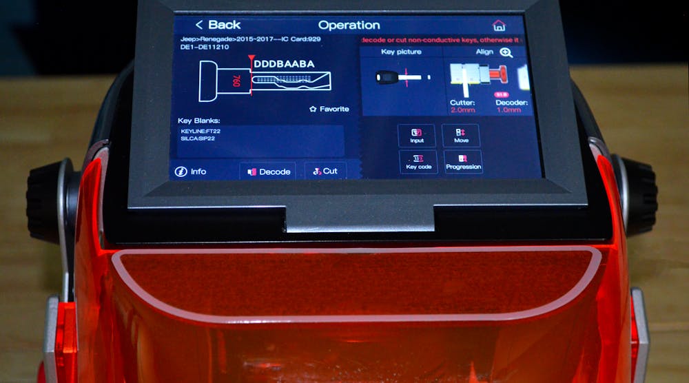 Automatic key machines typically have touchscreen operation and extensive key code databases.