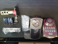 Image 1: The Kwikset Home Connect 620 unboxed
