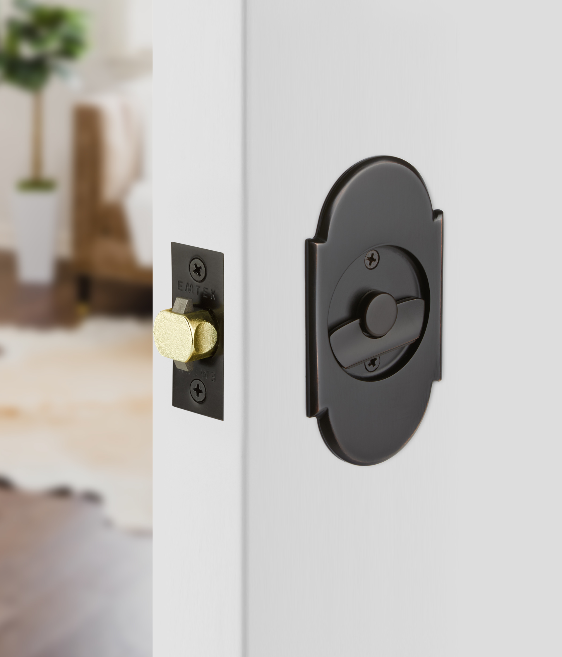 #8 Classic Arch tubular pocket door lock