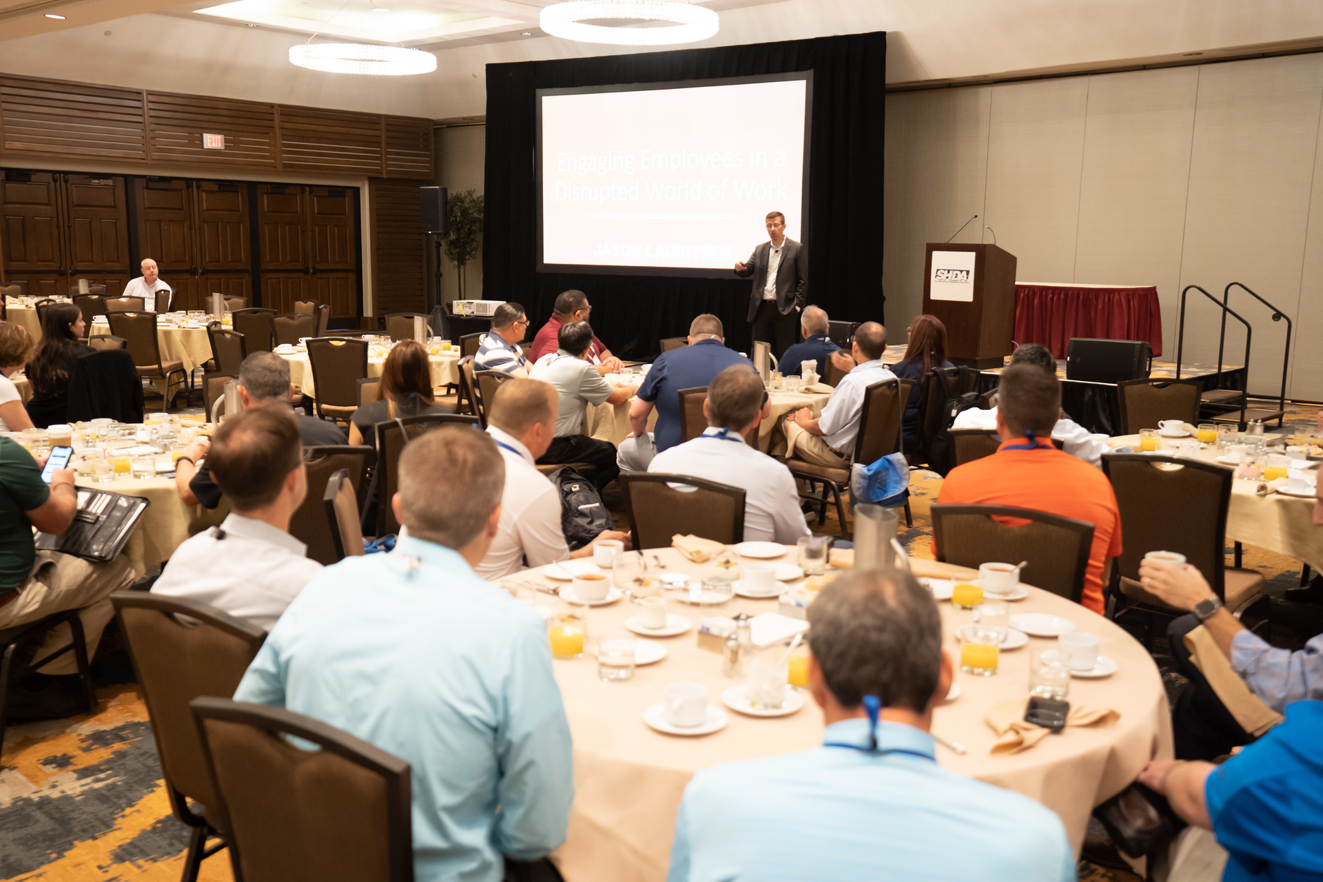 The Ben Silver Seminar covers business topics. In 2021, Jason Lauritsen spoke on improving employee performance.