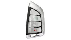 A four-button remote for BMW vehicles A four-button remote for BMW vehicles