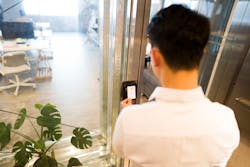 A card reader is one of four pieces of hardware in an electronic access control system that require constant power. A card reader is one of four pieces of hardware in an electronic access control system that require constant power.