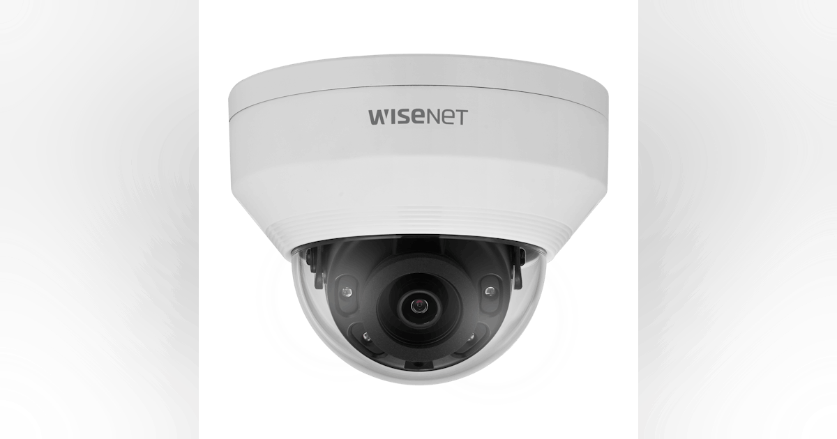 Wisenet hot sale dome camera