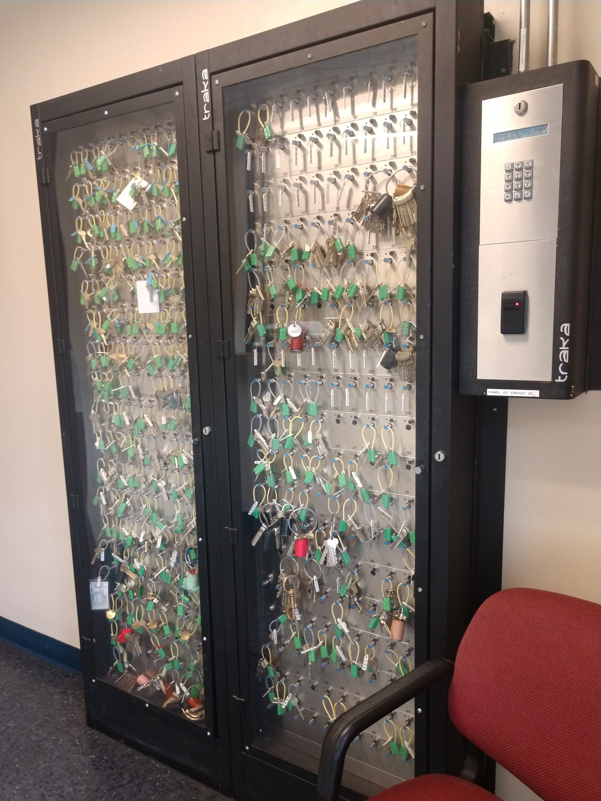 The new, electronic method of key control, is far more effective.