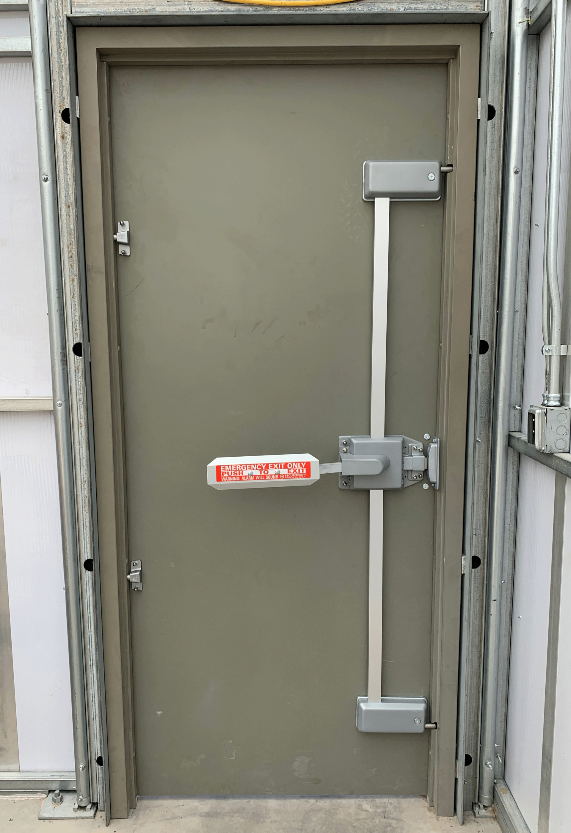 This installation of a multipoint lock is at a greenhouse in Colorado performed by Ryan Shields of Rhyno Systems.