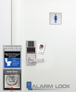 Alarm Lock Trilogy 4100 restroom conversion kit