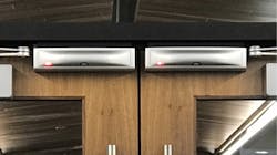 Securiton EcoMag on double doors Securiton EcoMag on double doors