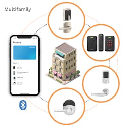 Schlage Mobile Access is part of the ENGAGE ecosystem. Schlage Mobile Access is part of the ENGAGE ecosystem.