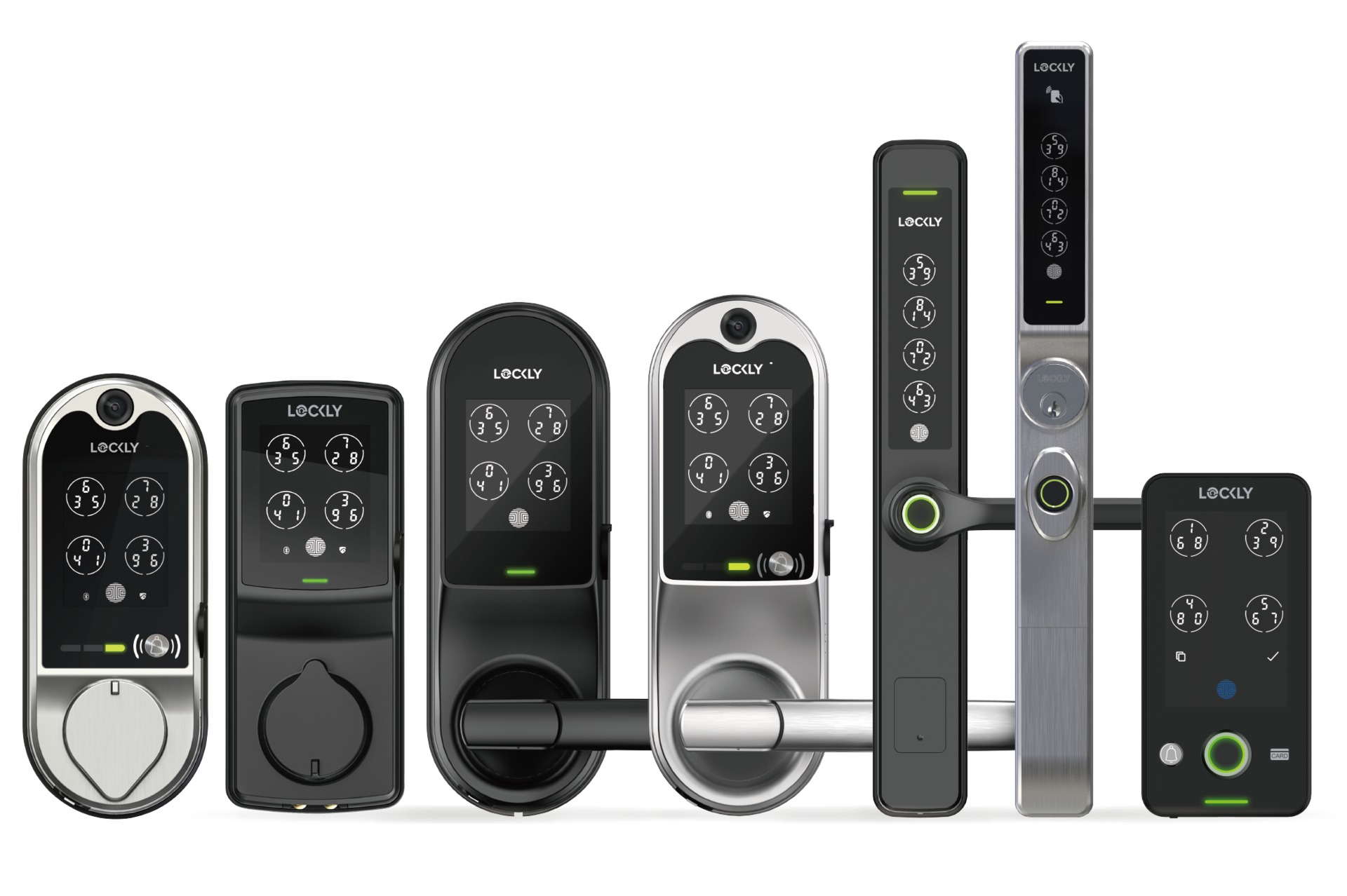 The Lockly Pro Guard lineup