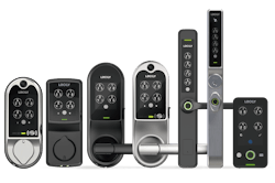 The Lockly Pro Guard lineup The Lockly Pro Guard lineup