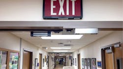 Securitron M32 maglock in operation Securitron M32 maglock in operation