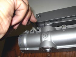 Door closers can be adjusted for backcheck position and opening and closing spring speed. Door closers can be adjusted for backcheck position and opening and closing spring speed.